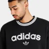 adidas Collegiate Crewneck Black / Black sold by JD Sports