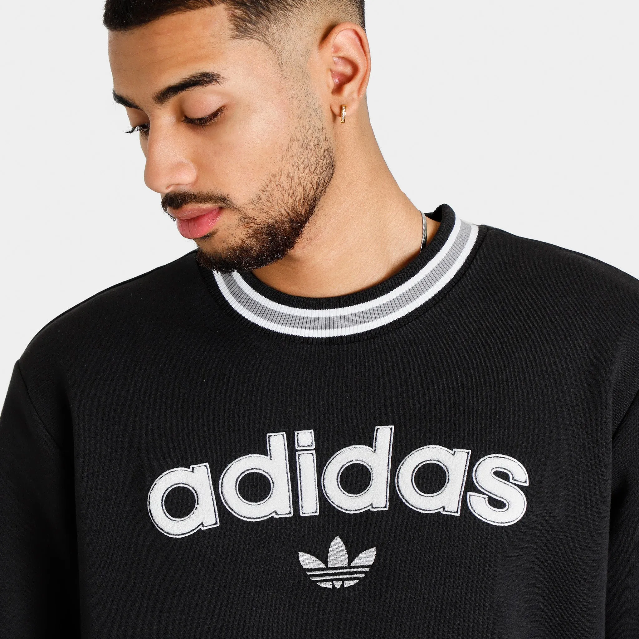 adidas Collegiate Crewneck Black / Black sold by JD Sports product image thumbnail 3