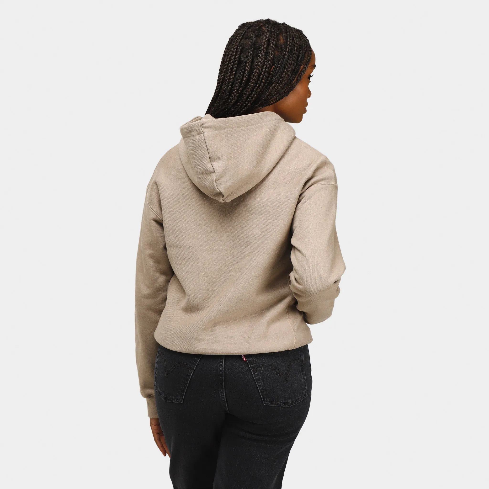 Champion Women's Reverse Weave Pullover Hoodie / Dark Khaki sold by JD Sports product image thumbnail 2