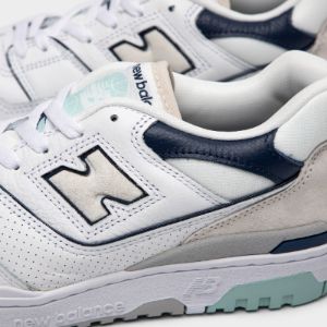 New Balance BB550WCA White / Winter Fog - NB Navy sold by JD Sports