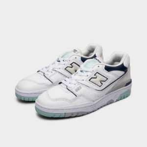New Balance BB550WCA White / Winter Fog - NB Navy sold by JD Sports