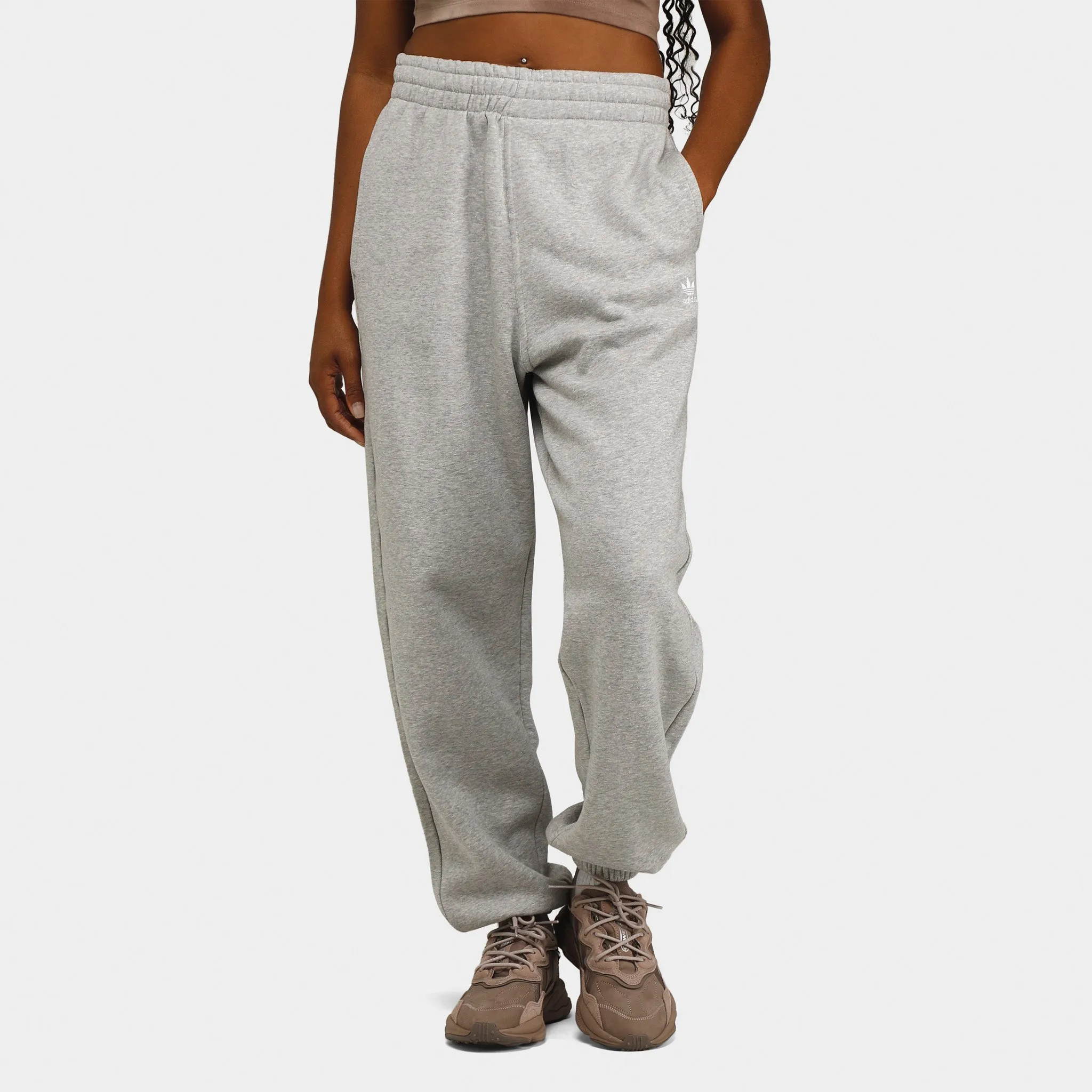 adidas Originals Women's Essentials Fleece Joggers / Medium Grey Heather sold by JD Sports