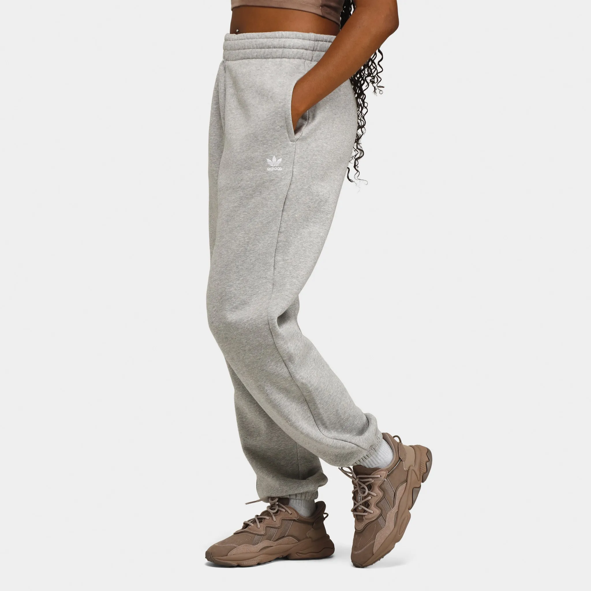 adidas Originals Women's Essentials Fleece Joggers / Medium Grey Heather sold by JD Sports product image thumbnail 4