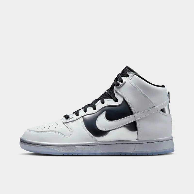 Nike Women's Dunk High SE White / White - Metallic Silver sold by JD Sports