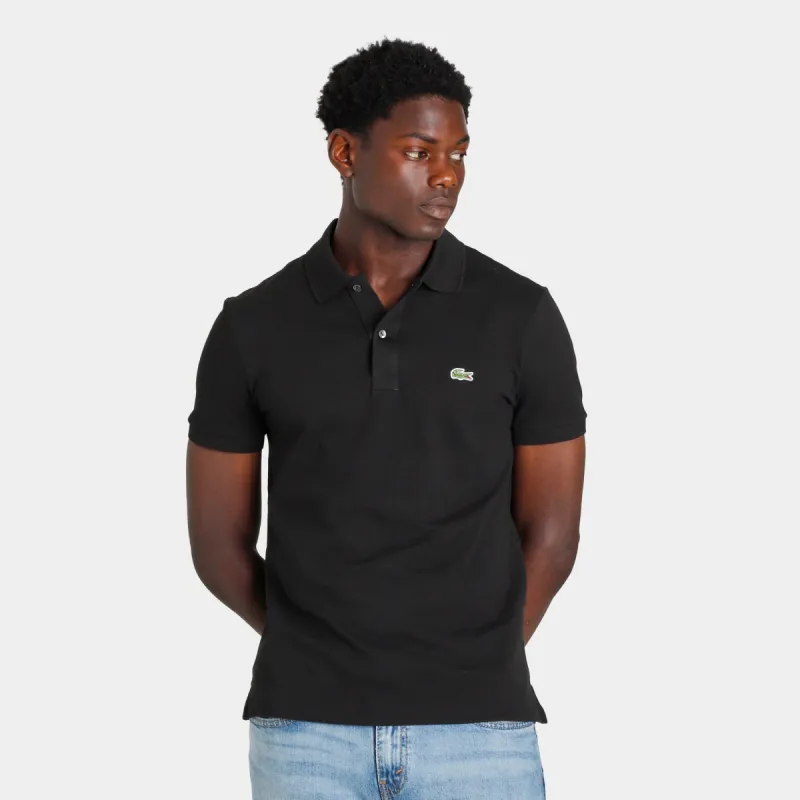 Lacoste Petit Piqu� Slim Fit Polo T-shirt / Black sold by JD Sports