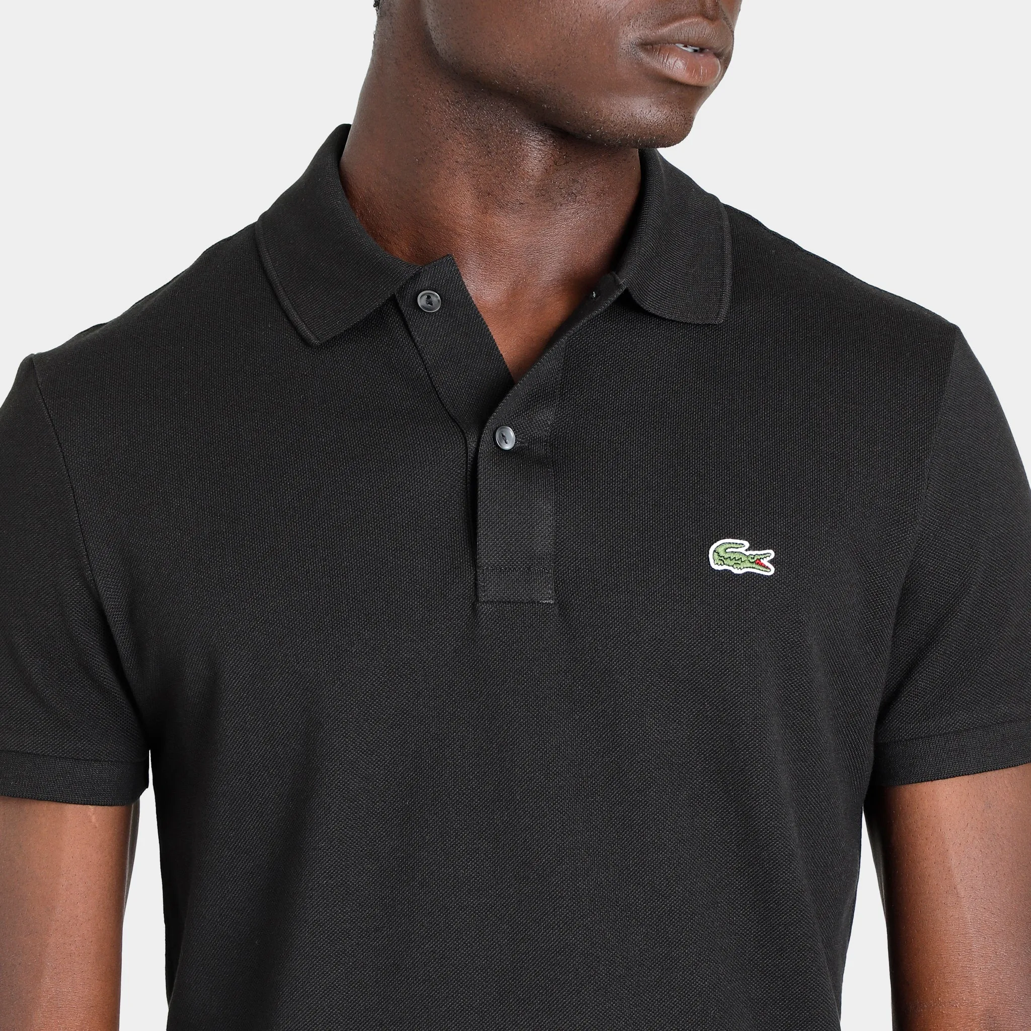 Lacoste Petit Piqu� Slim Fit Polo T-shirt / Black sold by JD Sports product image thumbnail 4