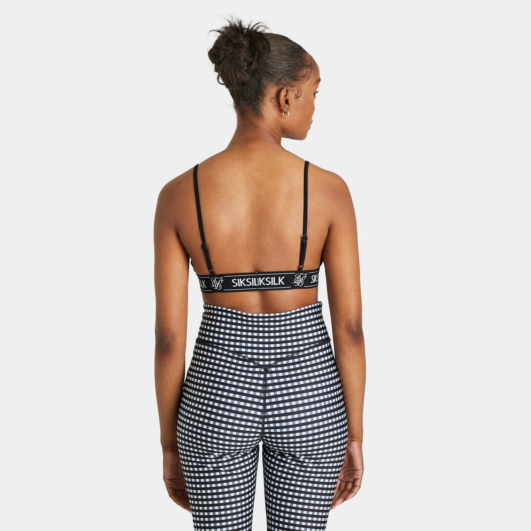 Sik Silk Women's Triangle Bralette / Black sold by JD Sports product image thumbnail 2