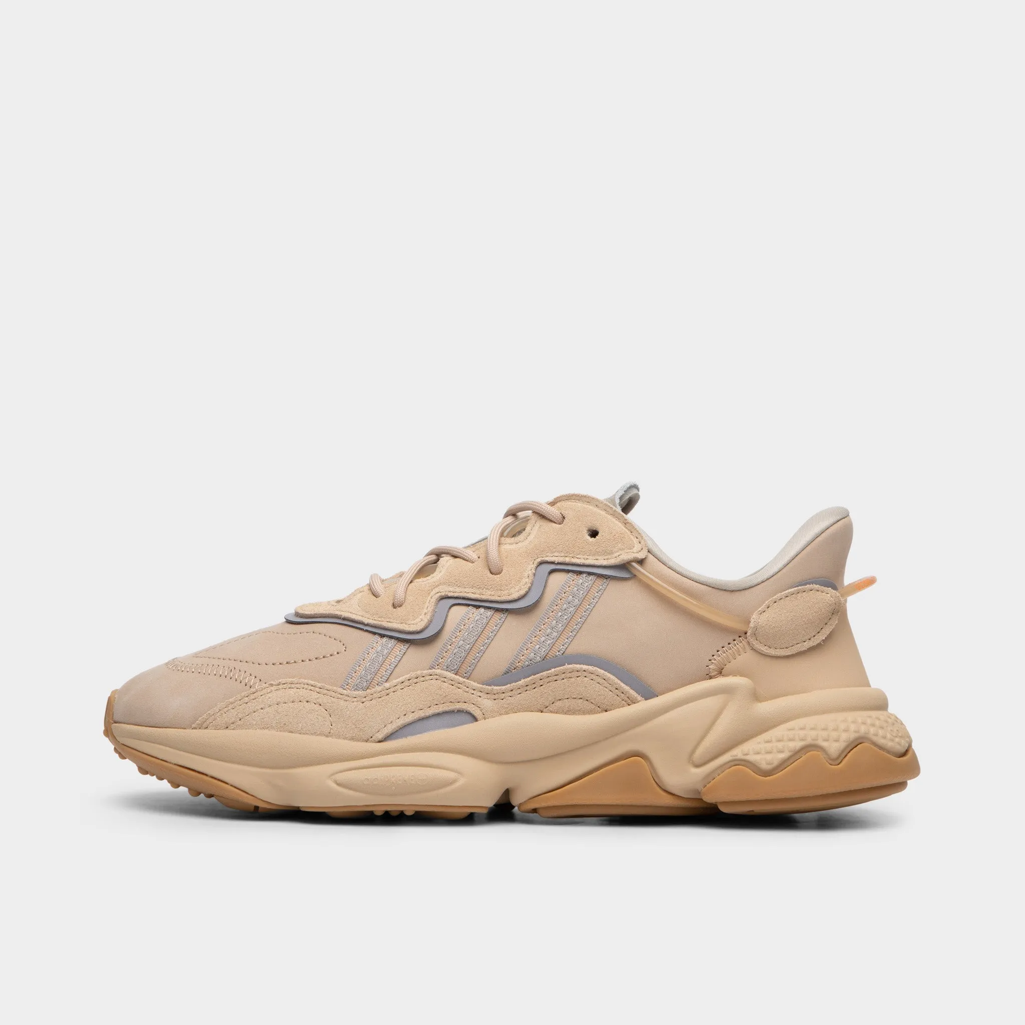 adidas Originals Ozweego Pale Nude / Light Brown - Solar Red sold by JD Sports