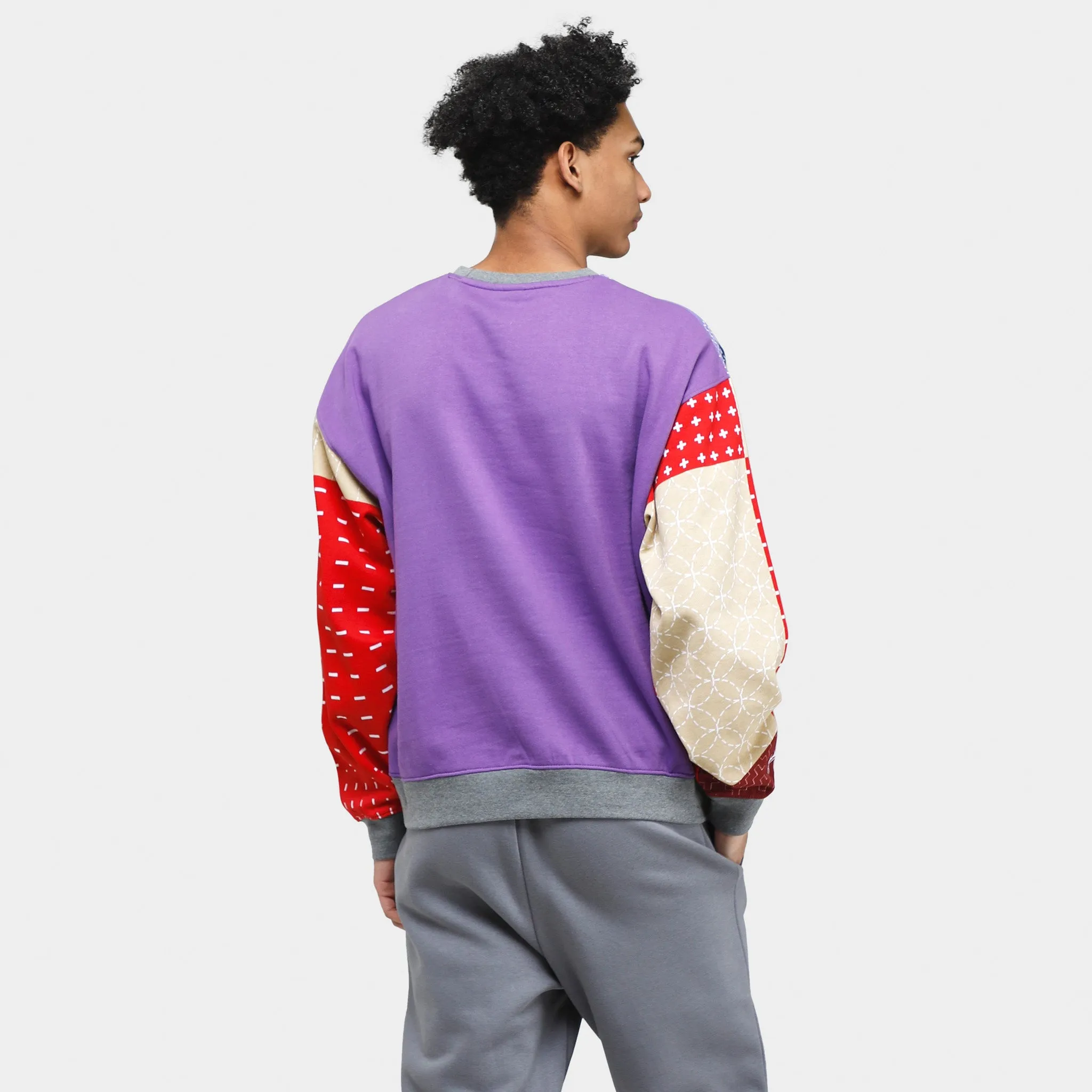 Mitchell & Ness Raptors Kapital Pun Crewneck / Purple sold by JD Sports product image thumbnail 2
