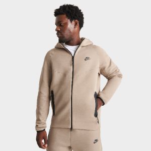 Nike Sportswear Tech Fleece Windrunner Full Zip Hoodie Khaki / Black sold by JD Sports