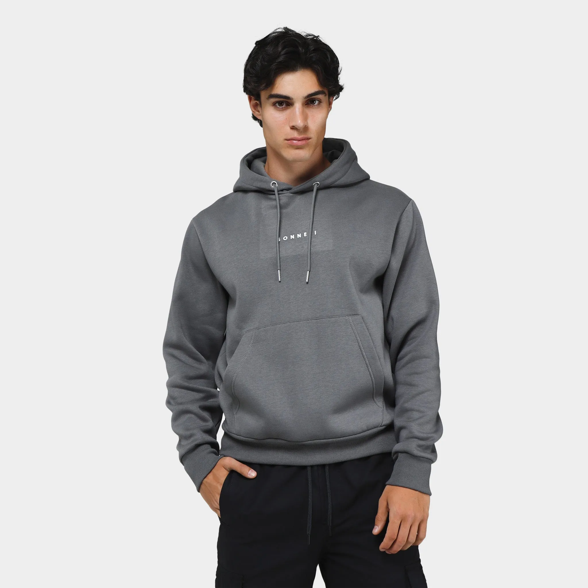 Sonneti London Fleece Pullover Hoodie / Black sold by JD Sports