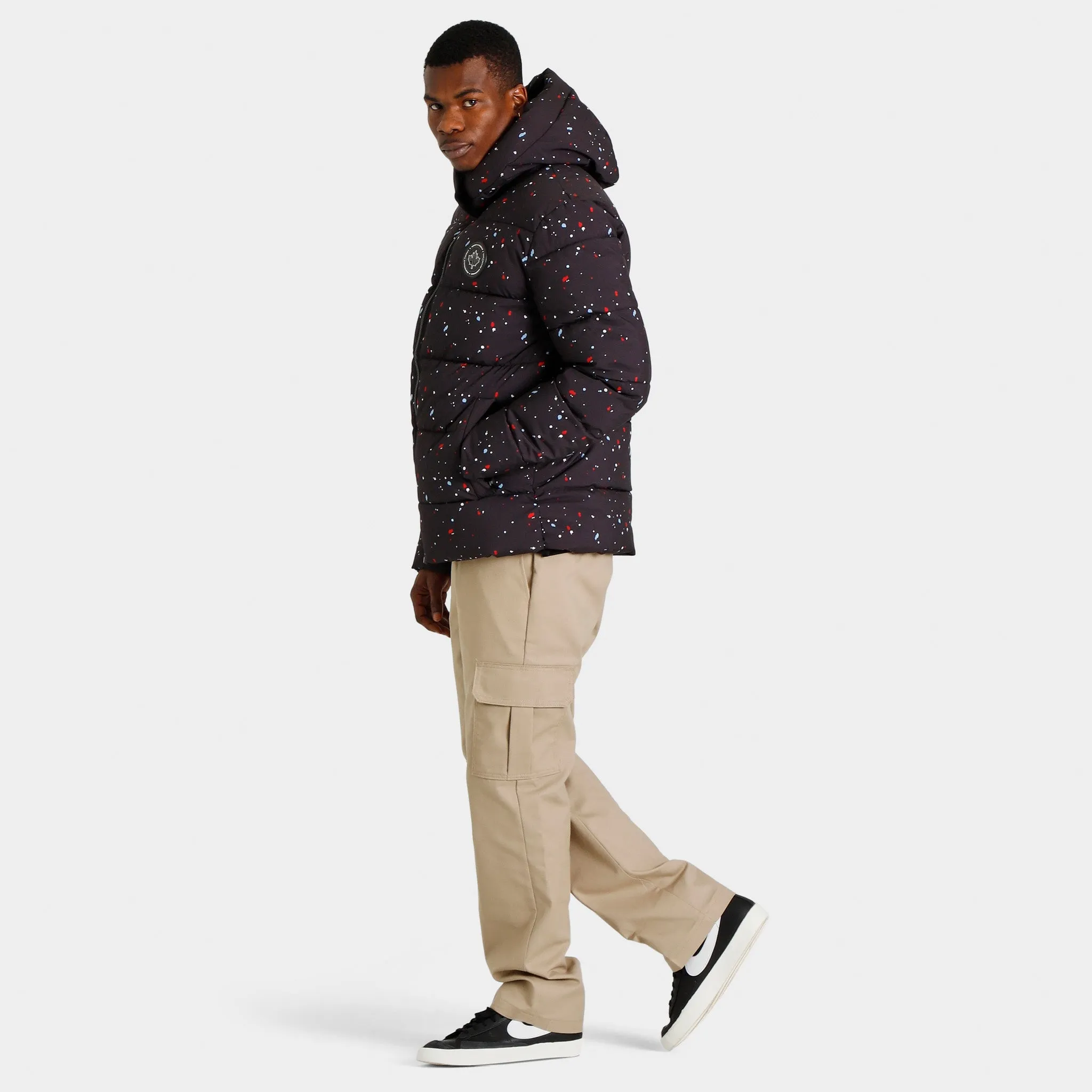 Supply & Demand Paint Splat Puffer Jacket / Black sold by JD Sports product image thumbnail 5