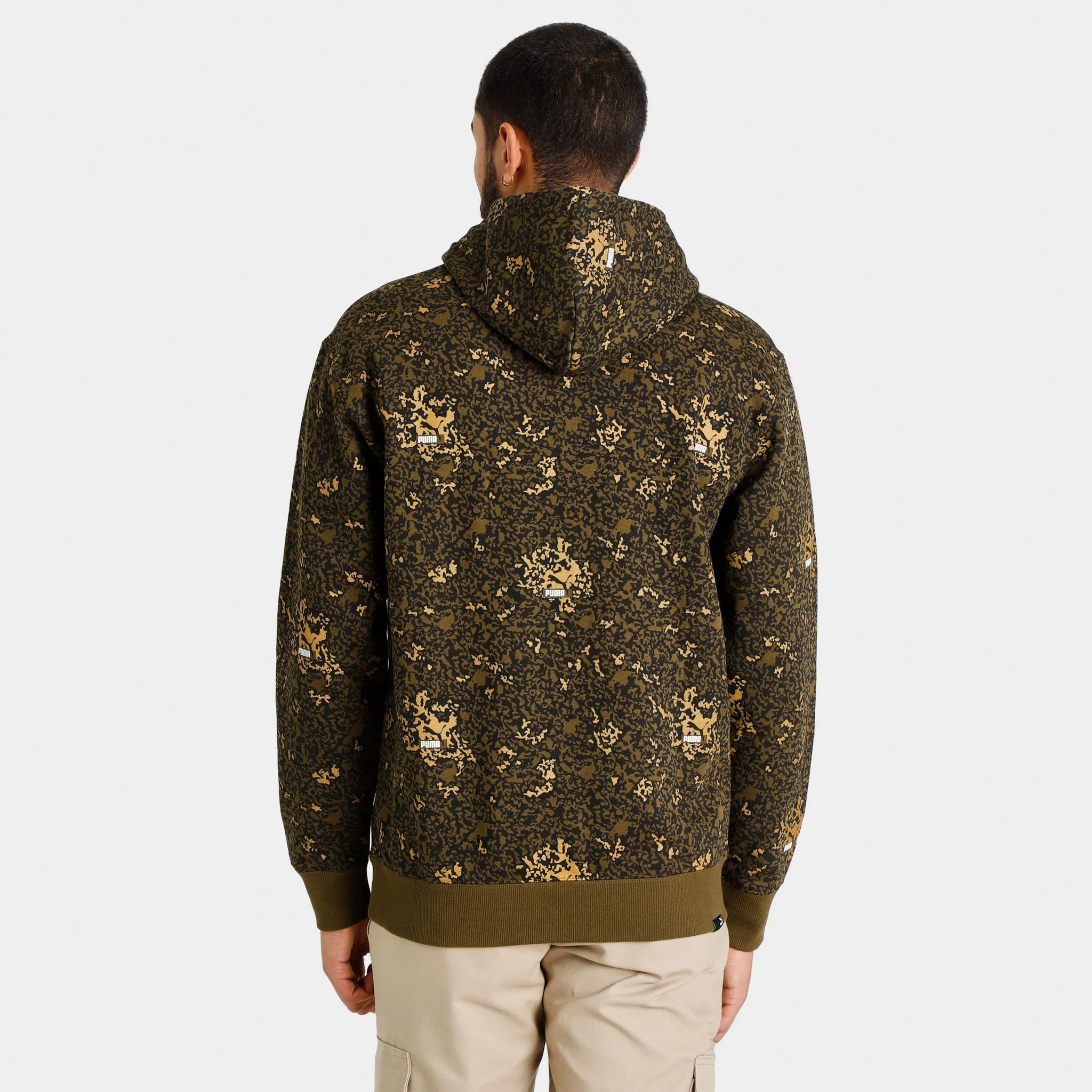 Puma Brand Love Metallic Pullover Hoodie Puma Black / Gold sold by JD Sports product image thumbnail 2