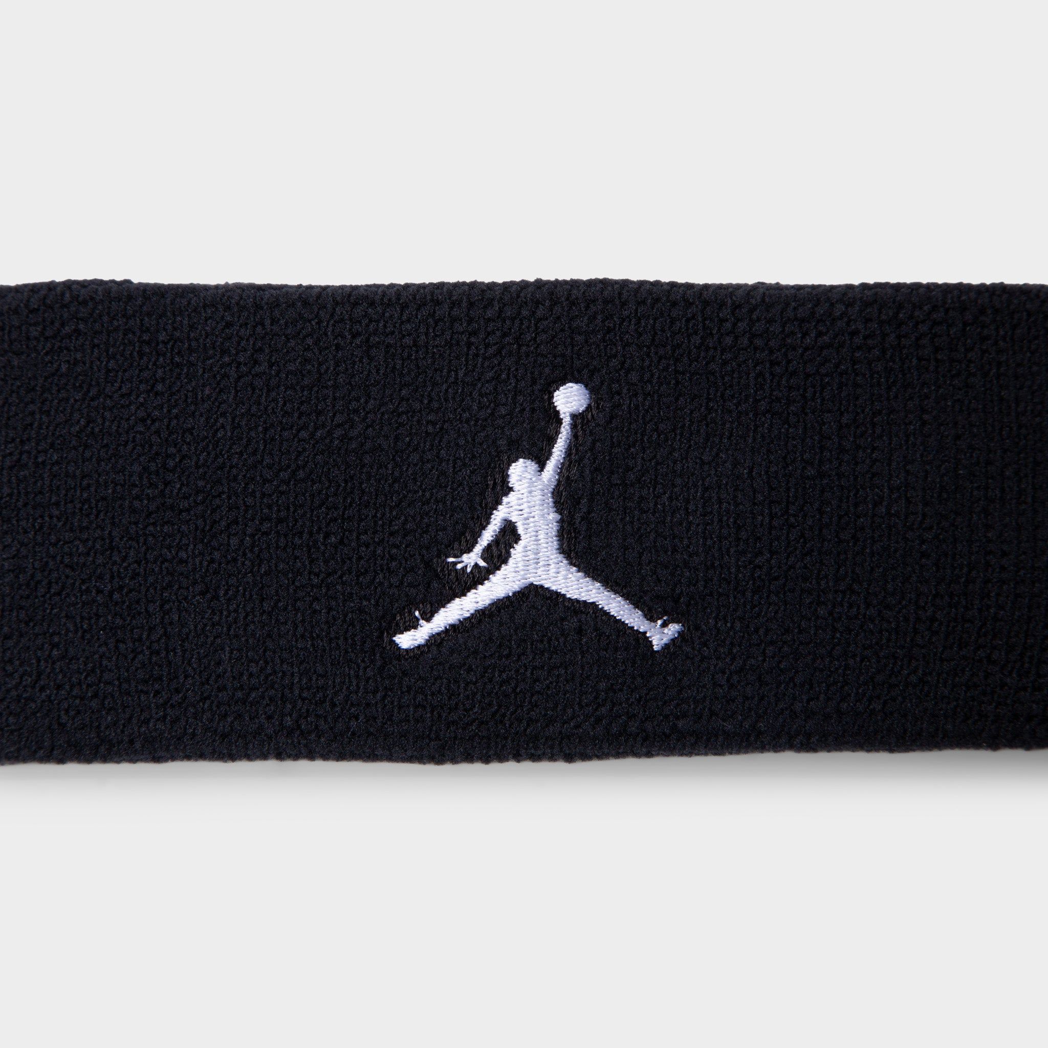 Jordan Dri-FIT Jumpman Headband Black / White sold by JD Sports