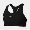 Nike Women's Dri-FIT Swoosh Medium-Support 1-Piece Pad Sports Bra Black / White sold by JD Sports