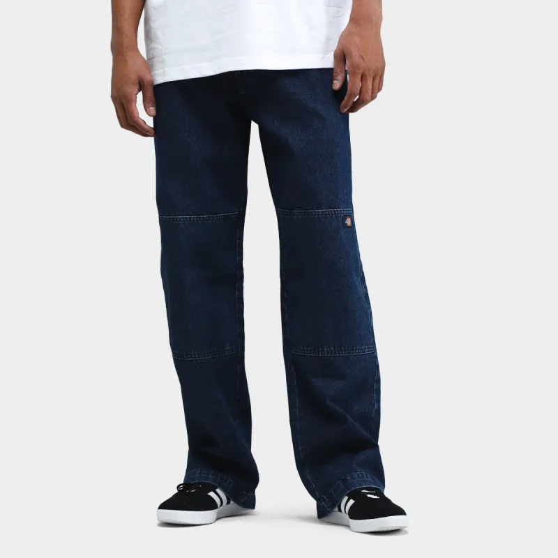 Dickies Loose Fit Double Knee Denim Pant / Stonewashed Indigo sold by JD Sports