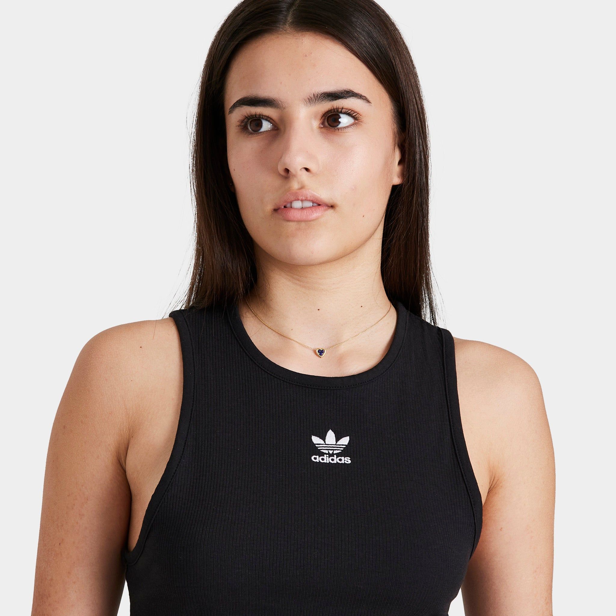 adidas Originals Women's Adicolor Essentials Rib Tank Top / Black sold by JD Sports product image thumbnail 2