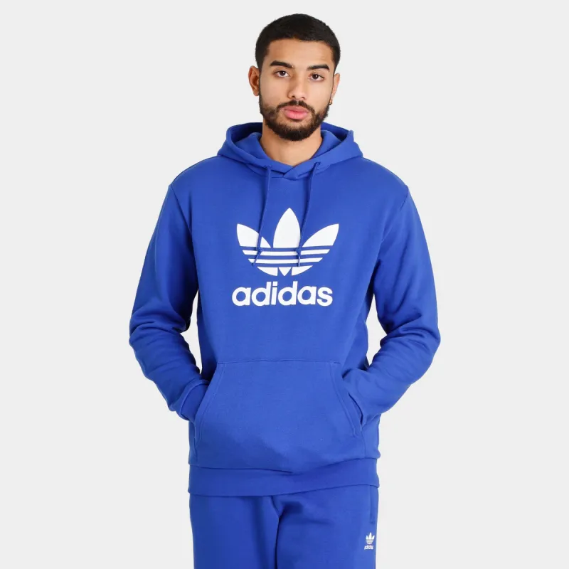 adidas Trefoil Pullover Hoodie / Semi Lucid Blue sold by JD Sports