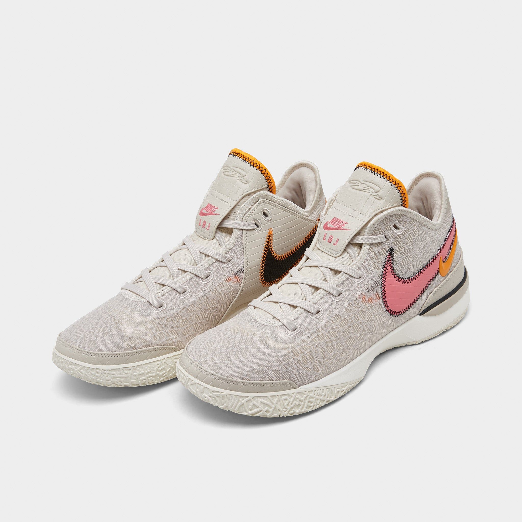 Nike Zoom LeBron NXXT Gen Light Orewood Brown / Coral Chalk - Sesame sold by JD Sports product image thumbnail 2