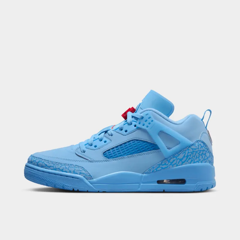 Jordan Spizike Low Football Blue / Fountain Blue - University Red sold by JD Sports