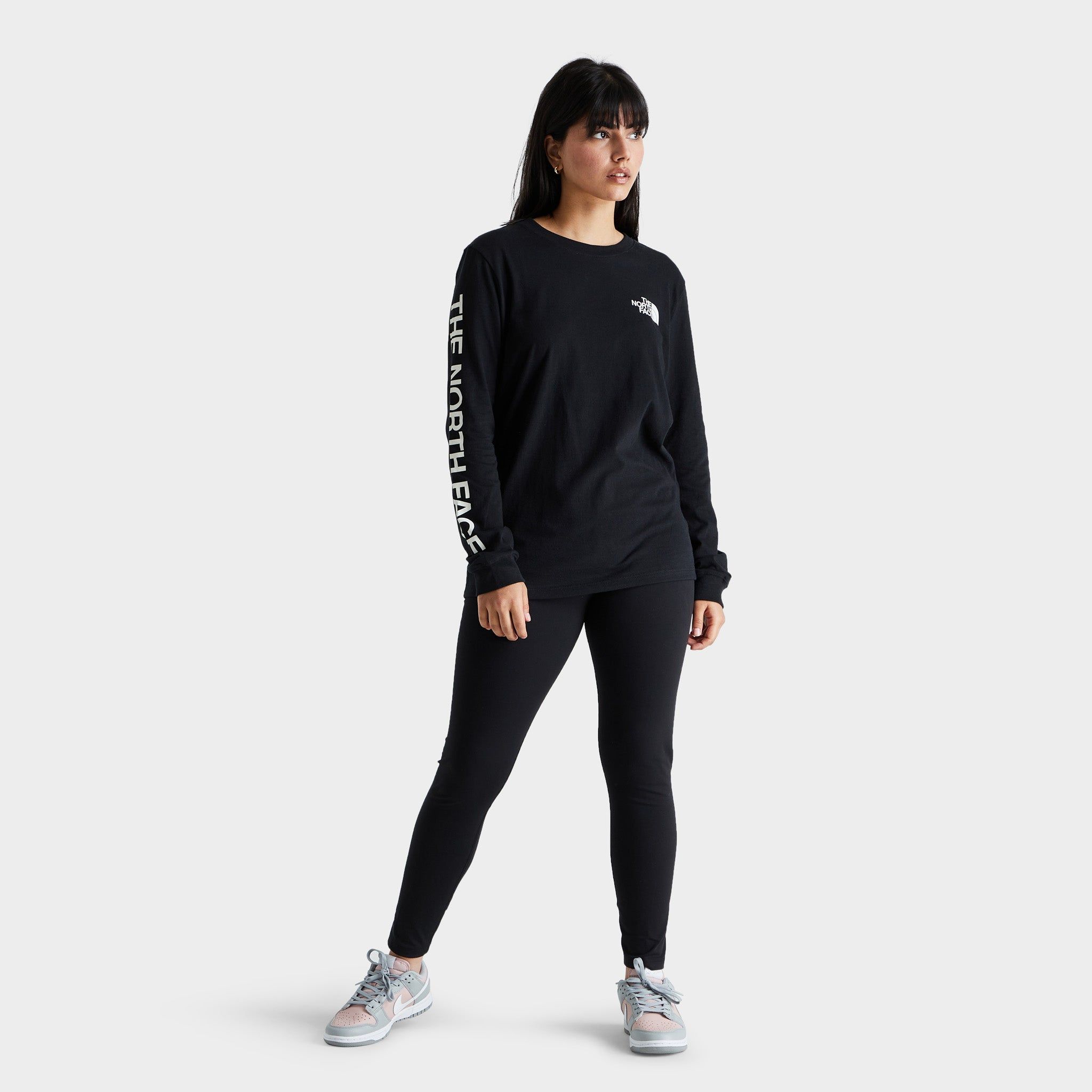 The North Face Women's Brand Proud Long Sleeve T-shirt TNF Black / TNF White sold by JD Sports product image thumbnail 10