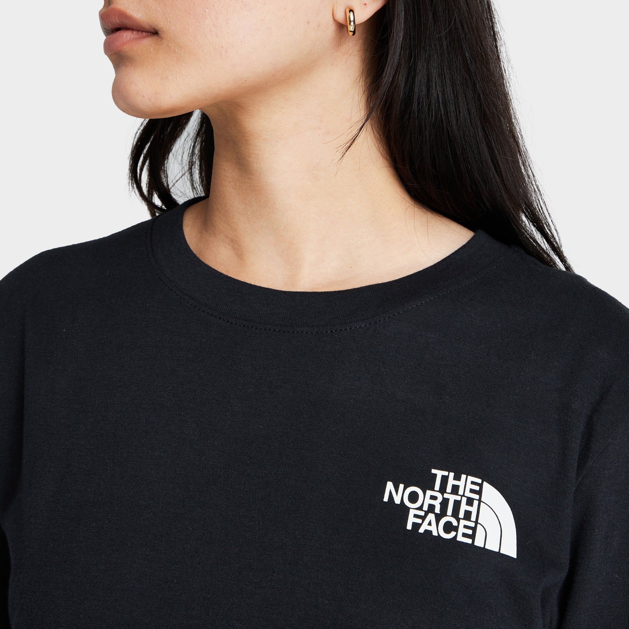 The North Face Women's Brand Proud Long Sleeve T-shirt TNF Black / TNF White sold by JD Sports product image thumbnail 4
