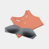 Nike Women’s Dri-FIT Swoosh Medium-Support 1-Piece Pad Sports Bra Madder Root / White sold by JD Sports