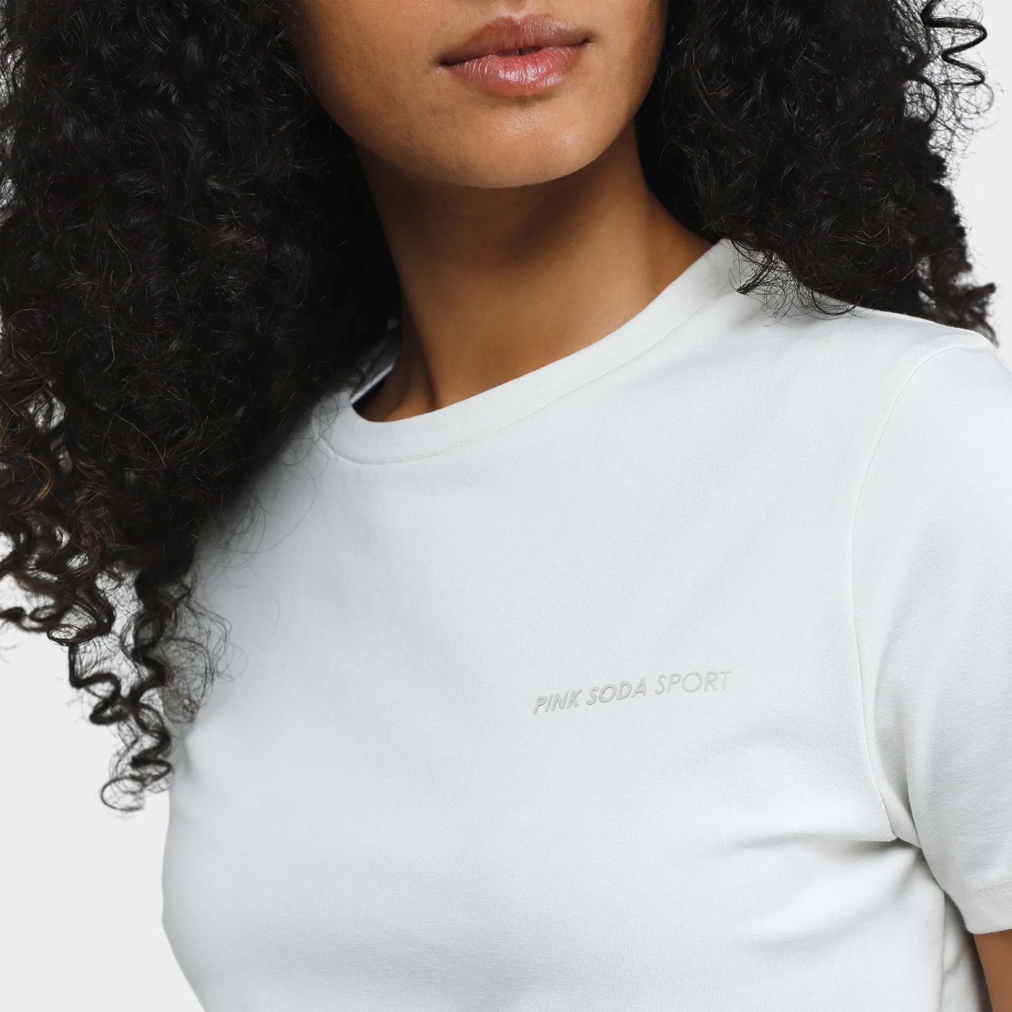 Pink Soda Women's Prana Slim T-shirt / White Onyx sold by JD Sports product image thumbnail 4