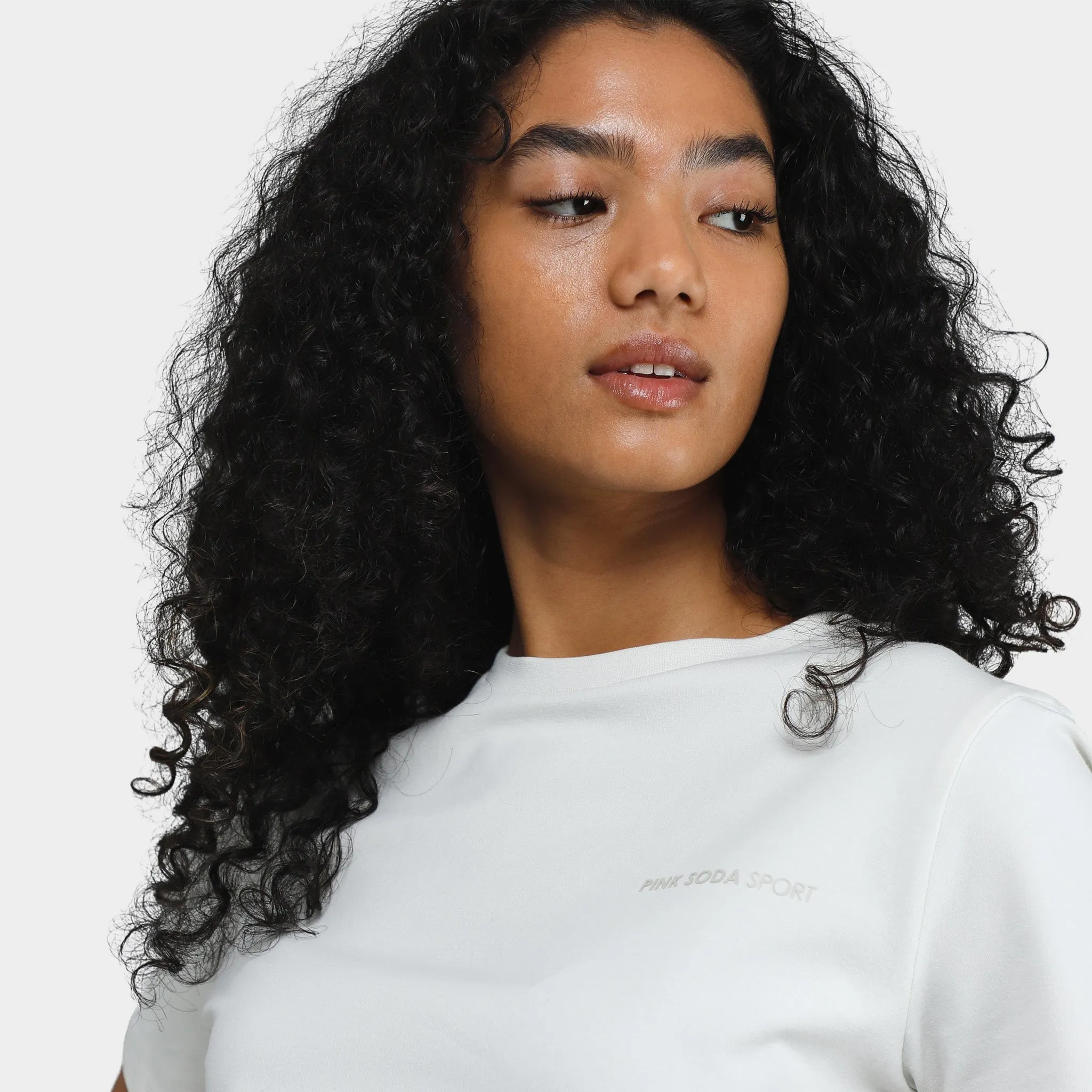 Pink Soda Women's Prana Slim T-shirt / White Onyx sold by JD Sports product image thumbnail 3