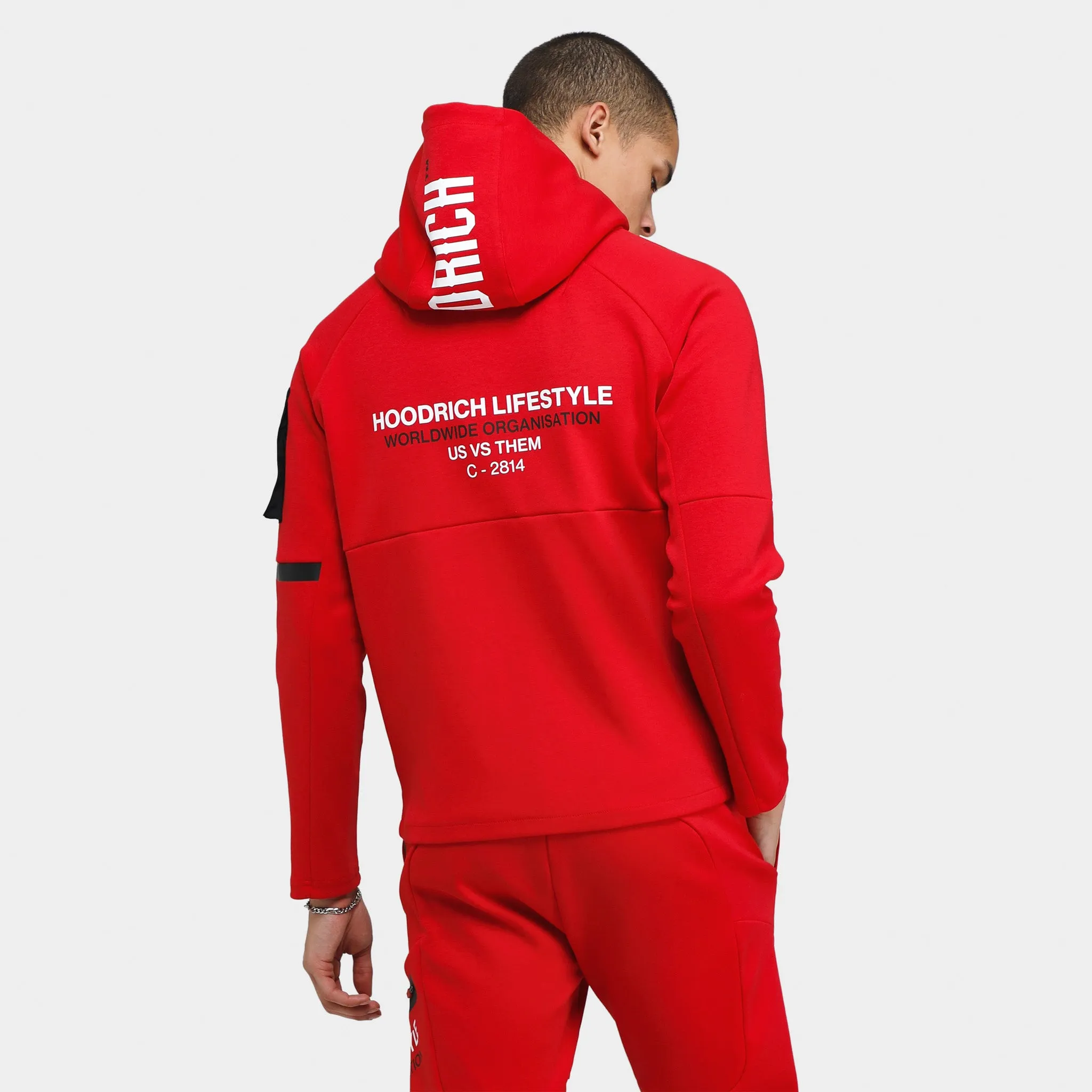 Hoodrich OG Circuit Full Zip Hoodie Lychee / White - Black sold by JD Sports product image thumbnail 2
