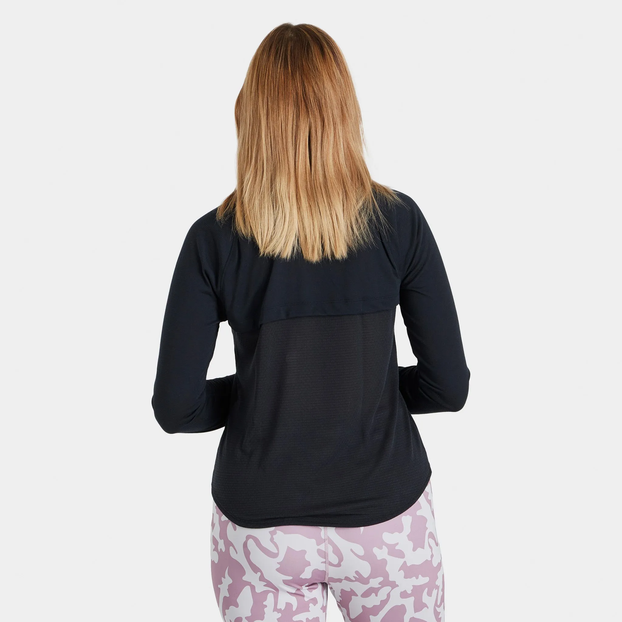Under Armour Women's Streaker Half Zip Crewneck / Black sold by JD Sports product image thumbnail 2
