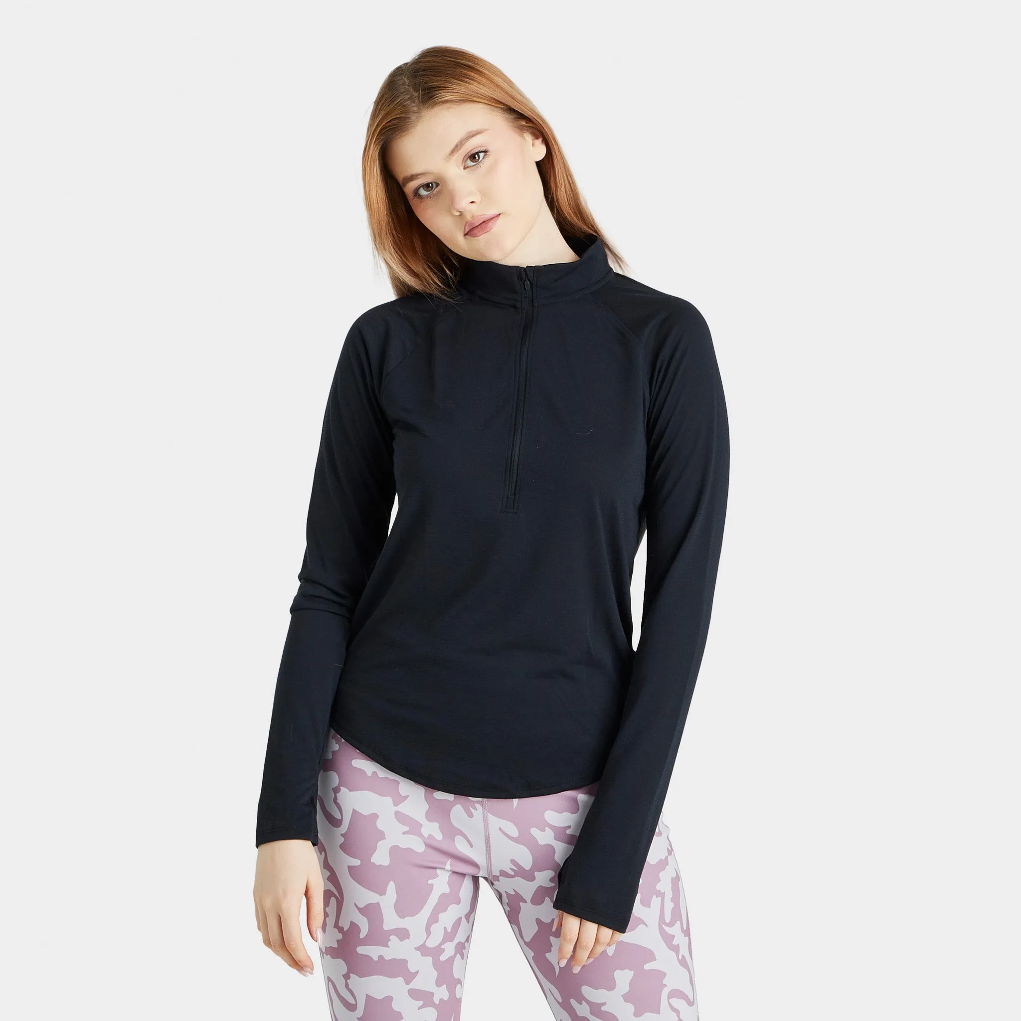 Under Armour Women's Streaker Half Zip Crewneck / Black sold by JD Sports