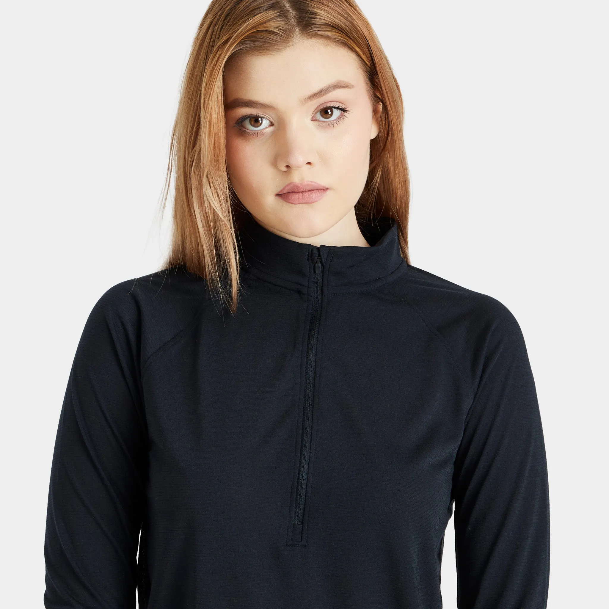 Under Armour Women's Streaker Half Zip Crewneck / Black sold by JD Sports product image thumbnail 3