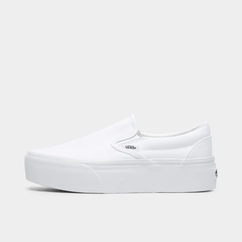Vans Classic Slip-On Stackform White / White sold by JD Sports