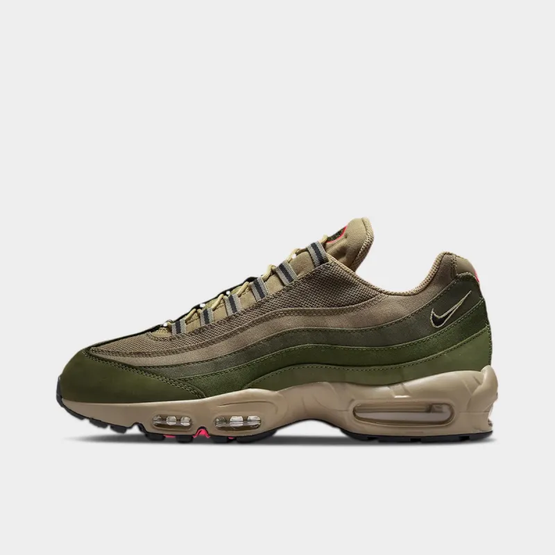 Nike Air Max 95 SE Medium Olive / Black - Rough Green sold by JD Sports