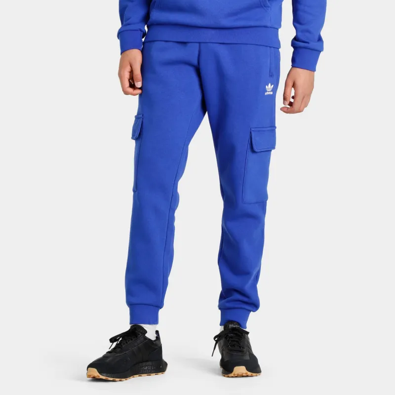 adidas Originals Trefoil Essentials Cargo Pants / Semi Lucid Blue sold by JD Sports