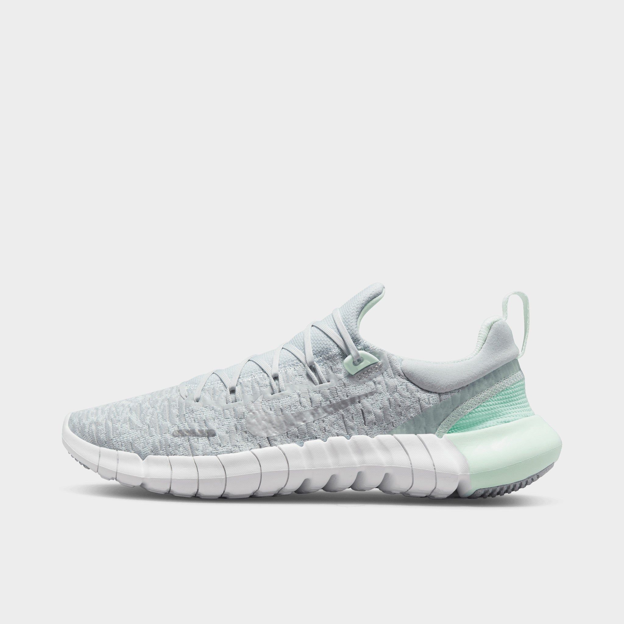 Nike Women's Free Run 5.0 Pure Platinum / White - Barely Green sold by JD Sports