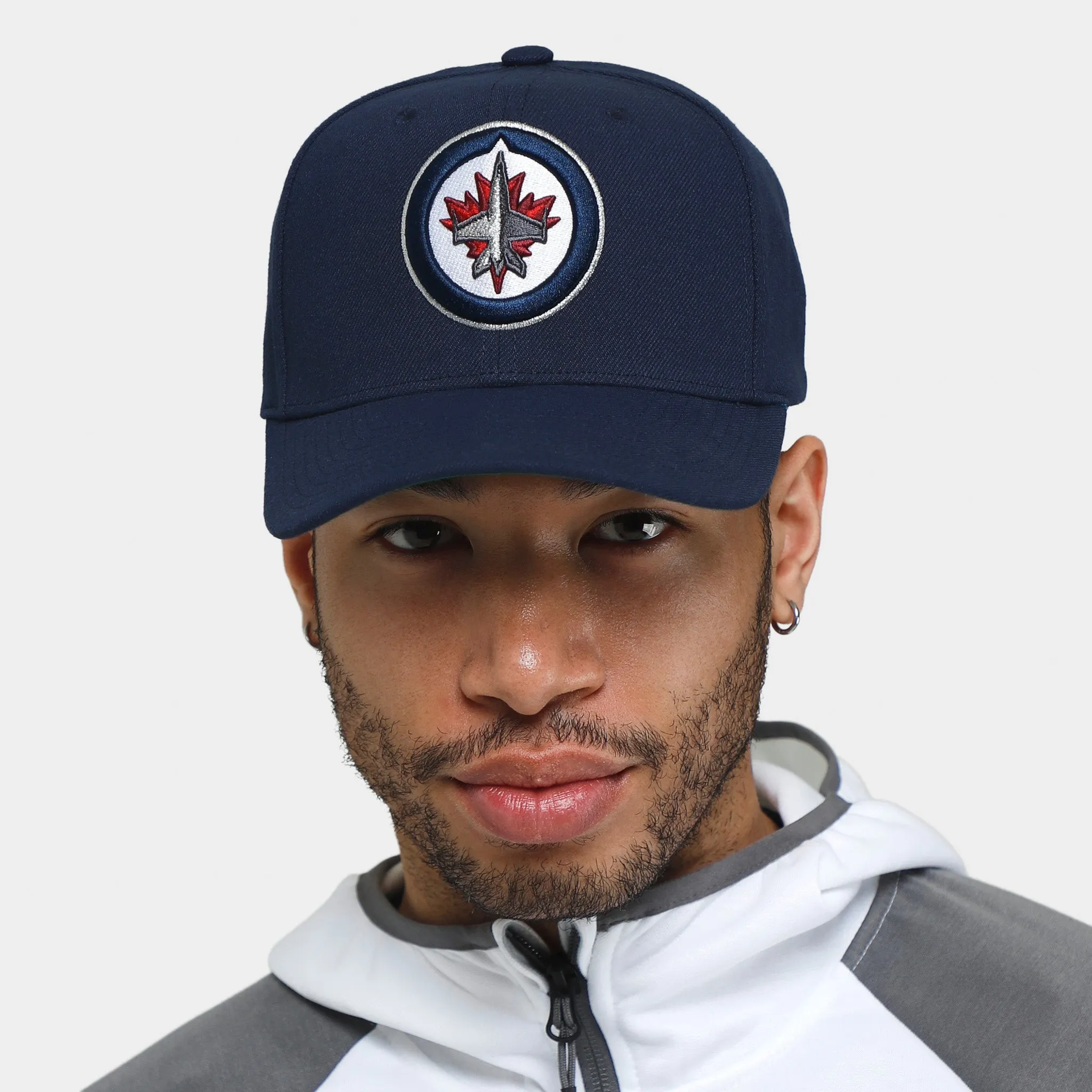Mitchell and Ness Winnipeg Jets Snapback / Blue sold by JD Sports