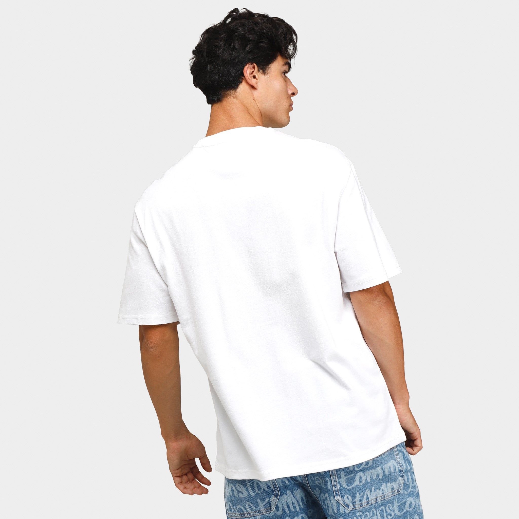 Tommy Jeans Collegiate Logo Skater T-shirt / White sold by JD Sports product image thumbnail 2