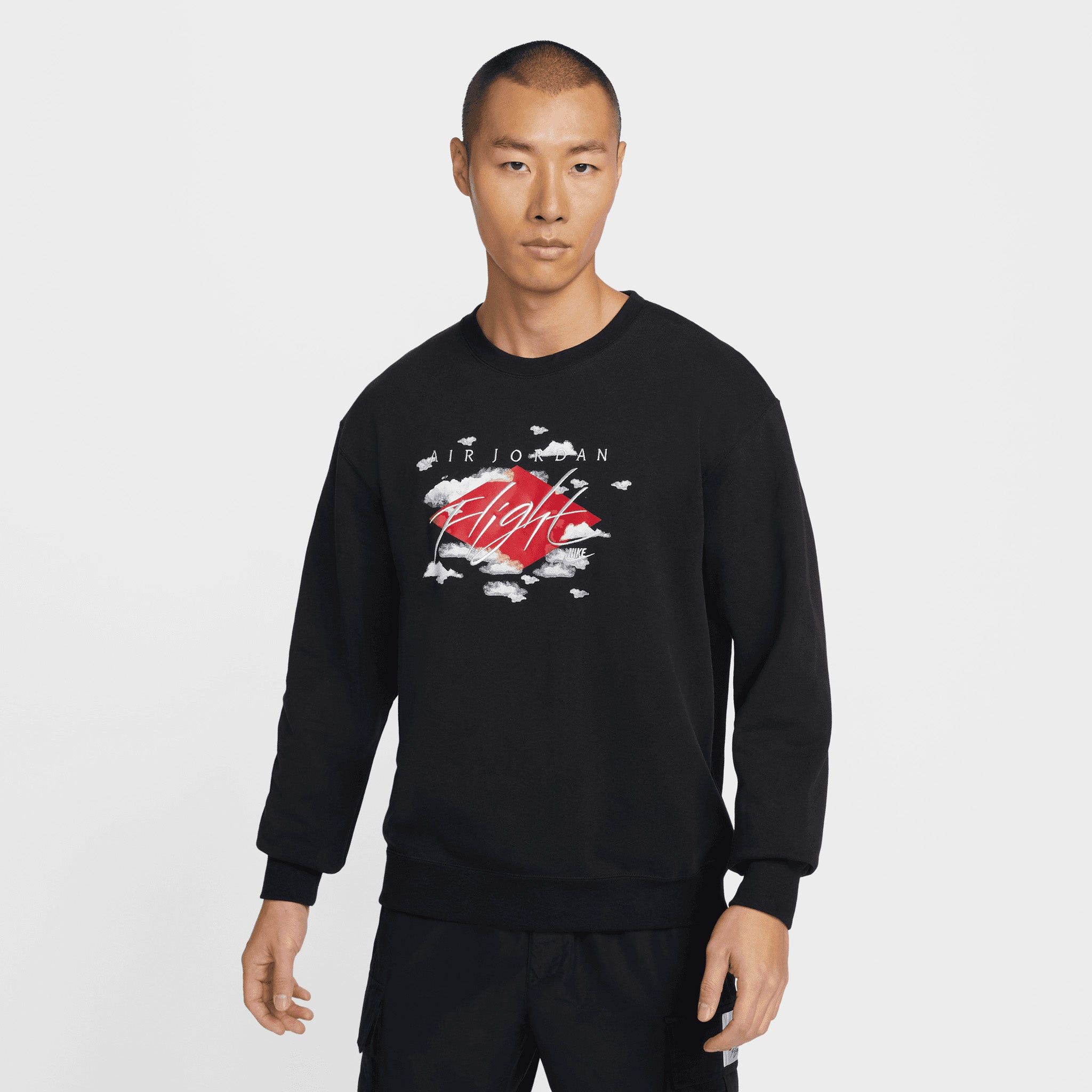 Jordan Statement Essentials Fleece Crewneck / Black sold by JD Sports