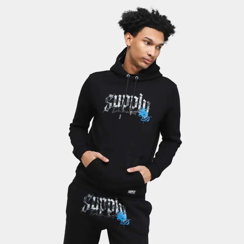 Supply & Demand Marker Reflective Pullover Hoodie / Black