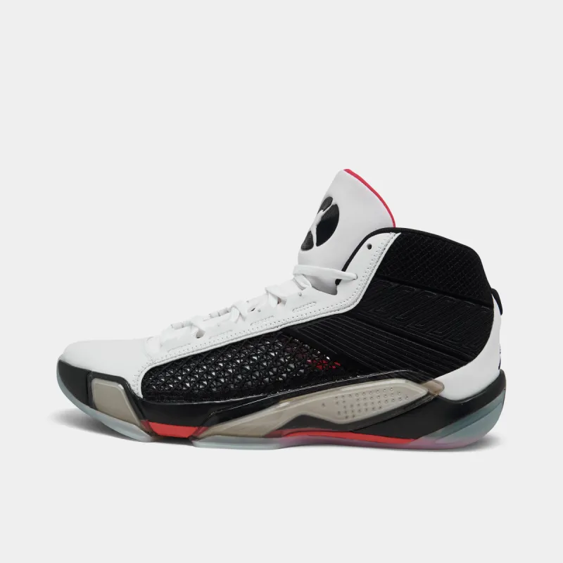 Jordan 37 White / Black - Siren Red sold by JD Sports