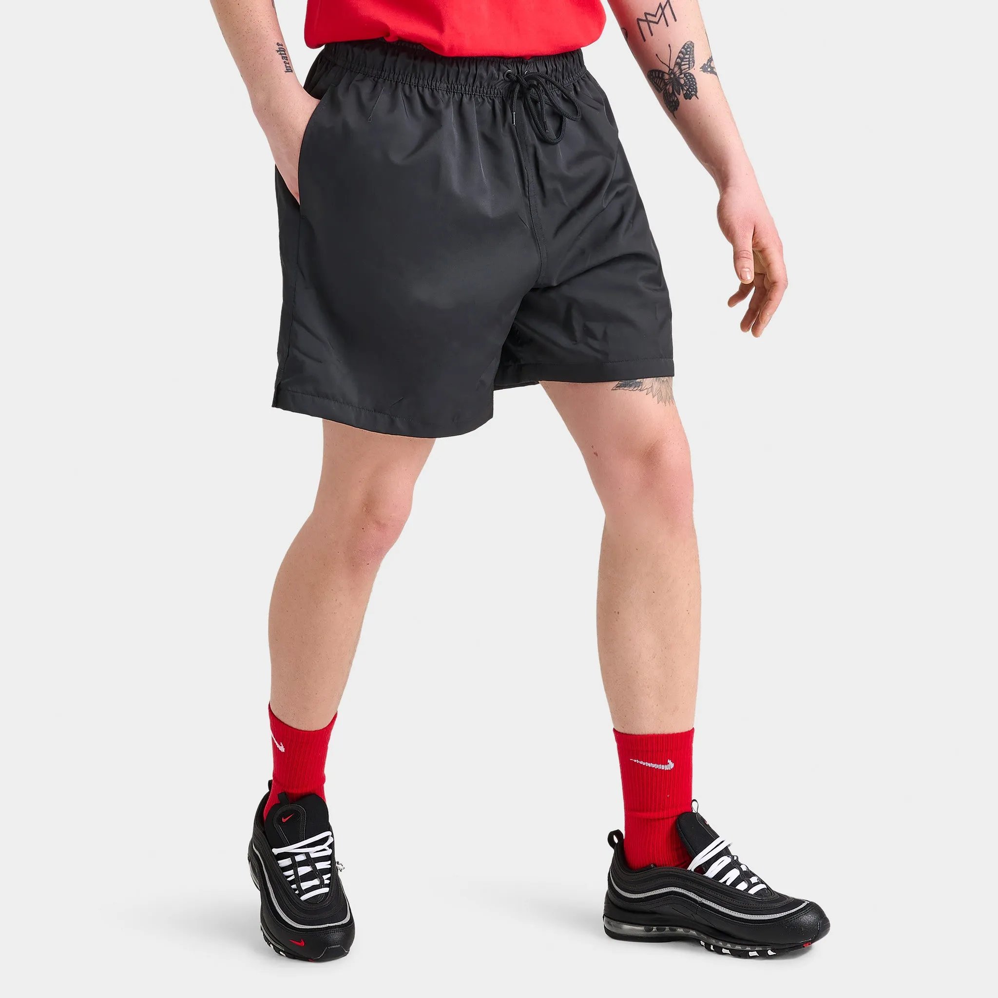 Nike Sportswear Club Flow Shorts Black / White sold by JD Sports product image thumbnail 3