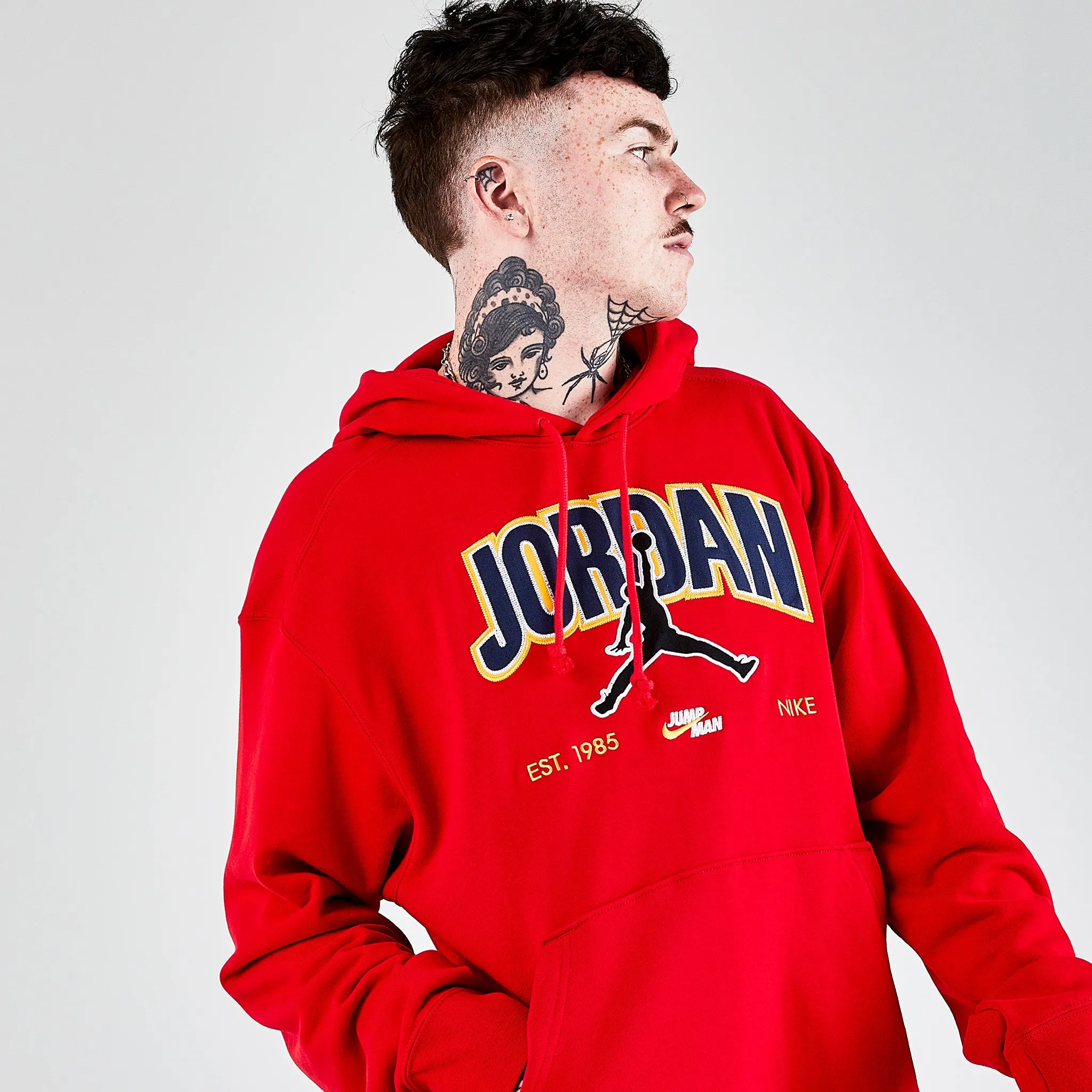 Jordan Jumpman Pullover Hoodie / University Red sold by JD Sports