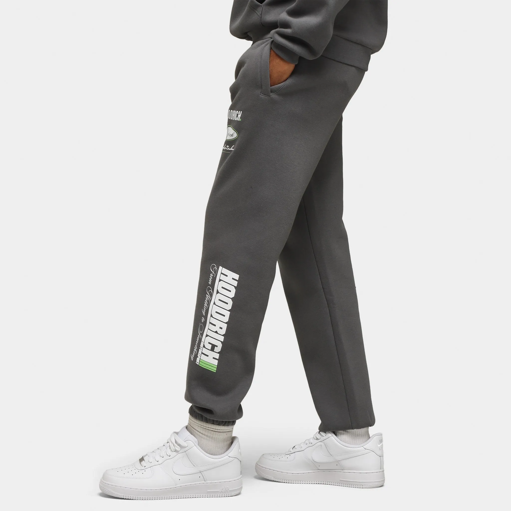 Hoodrich OG Racer Joggers Lava Smoke / White - Jasmine Green sold by JD Sports product image thumbnail 4