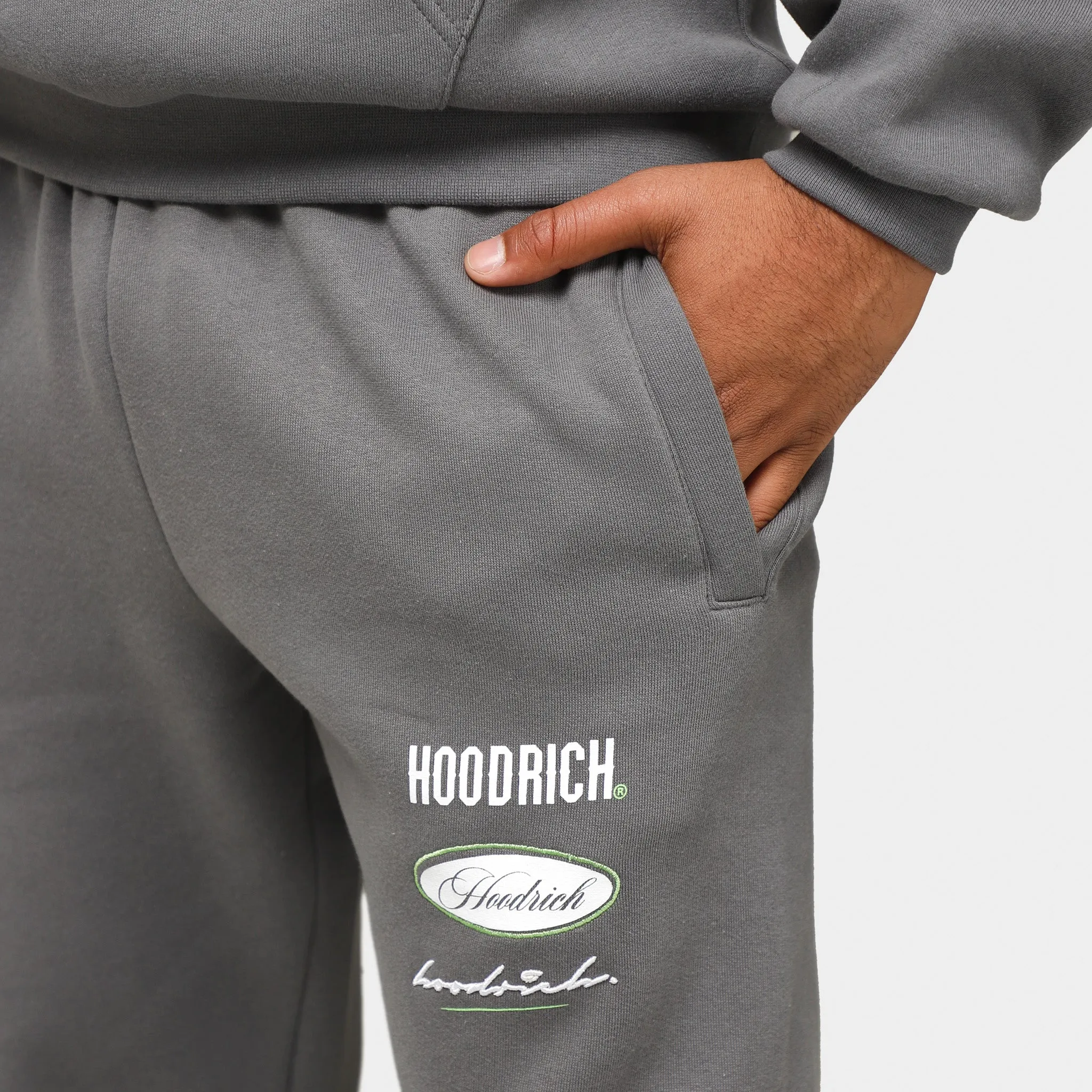 Hoodrich OG Racer Joggers Lava Smoke / White - Jasmine Green sold by JD Sports product image thumbnail 5