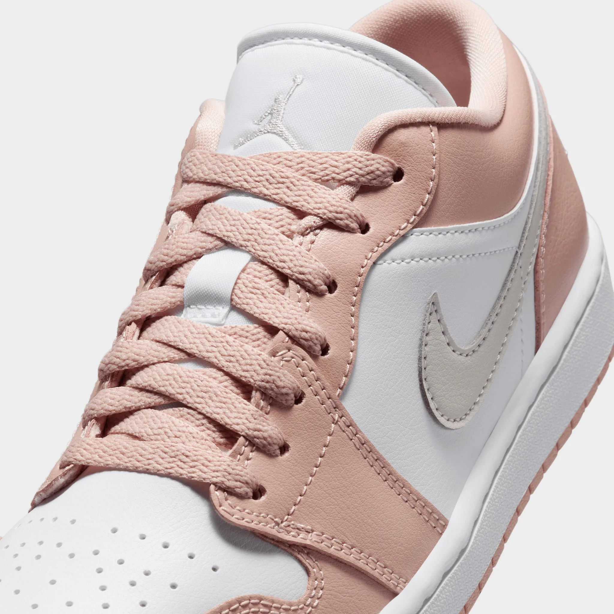 Jordan Women�s 1 Low White / Light Bone - Particle Beige sold by JD Sports product image thumbnail 3