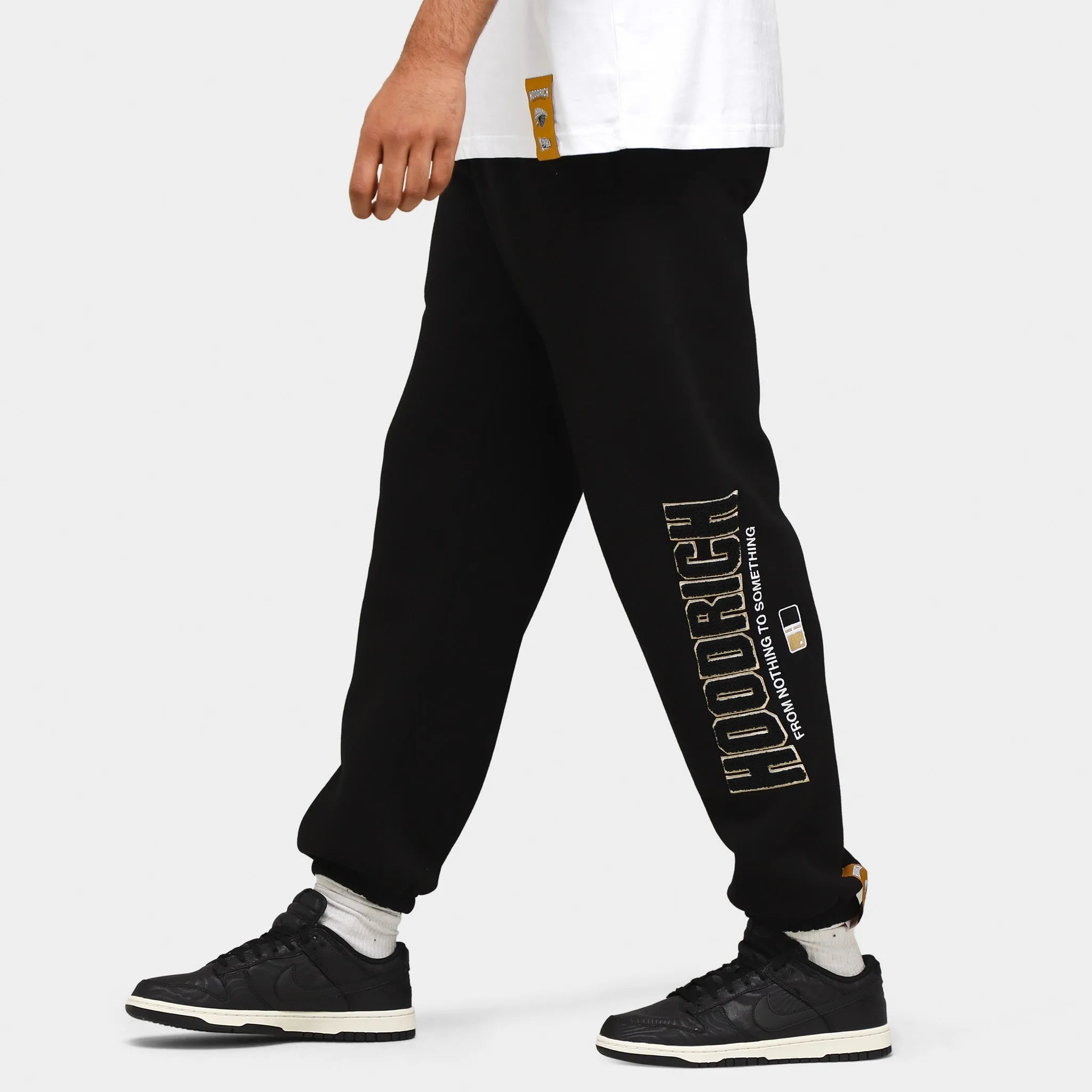 Hoodrich OG Zenith Joggers Black / White - Gold sold by JD Sports product image thumbnail 4