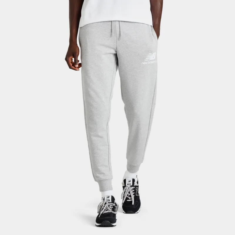 New Balance Essentials Stacked Logo Sweatpants / Athletic Grey made by New Balance