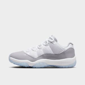 Jordan 11 Retro Low White / University Blue - Cement Grey sold by JD Sports